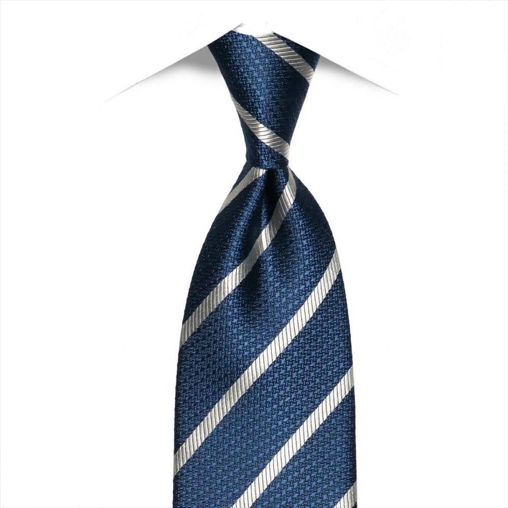 ネクタイ 絹100% ガルザタイ ブルー ビジネス フォーマル