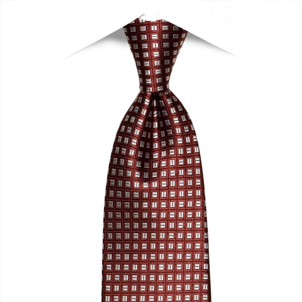 ネクタイ 絹100% レッド ビジネス フォーマル