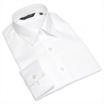 【透け防止】 レギュラー 長袖 形態安定 レディースシャツ