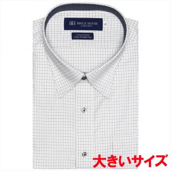 【超形態安定】 スナップダウン 半袖 形態安定 ワイシャツ 綿100%