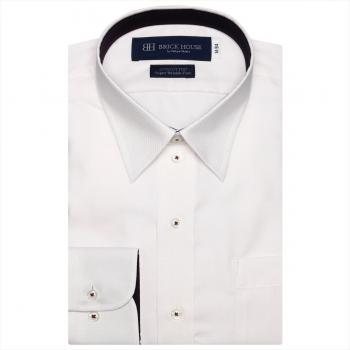 【超形態安定】 レギュラー 長袖 形態安定 ワイシャツ 綿100%