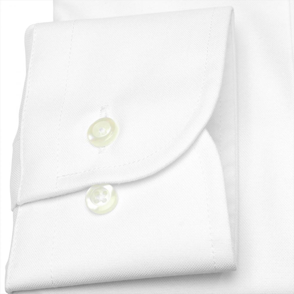 【透け防止プラス】 ホリゾンタルワイド 長袖 形態安定 ワイシャツ