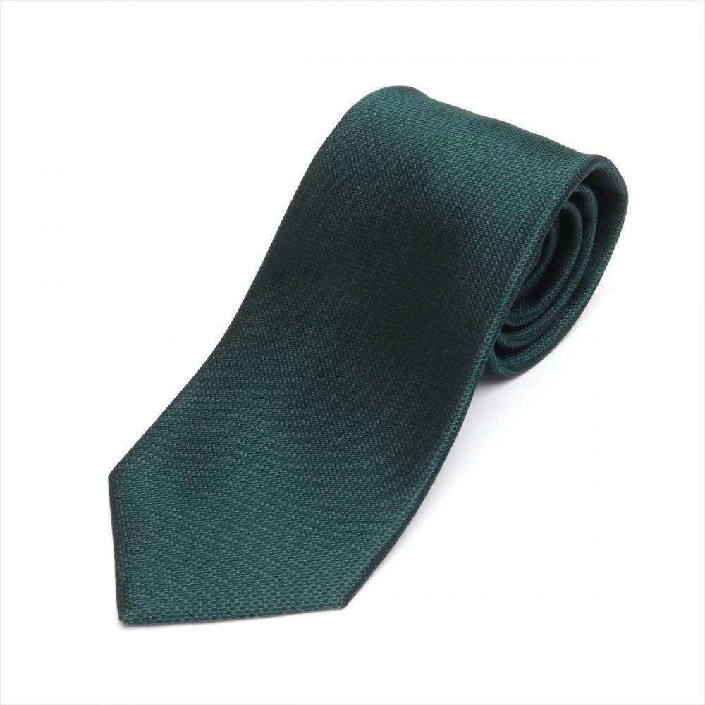 ネクタイ / ビジネス / フォーマル / 日本製ネクタイ 絹100% グリーン系 無地柄