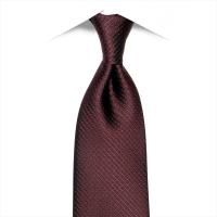 ネクタイ / ビジネス / フォーマル / 日本製ネクタイ 絹100% エンジ系 マイクロドット柄