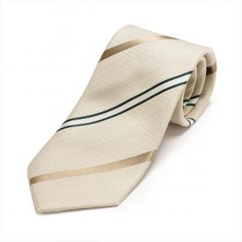 ネクタイ 絹100% ベージュ系 ビジネス フォーマル