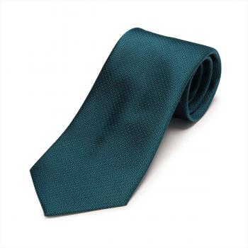ネクタイ 絹100% ブルーグリーン系 ビジネス フォーマル
