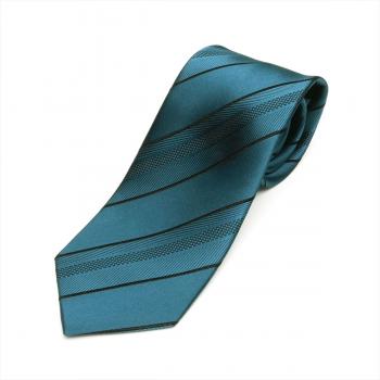 ネクタイ 日本製 絹100% ふじやま織 ブルーグリーン系 ビジネス フォーマル