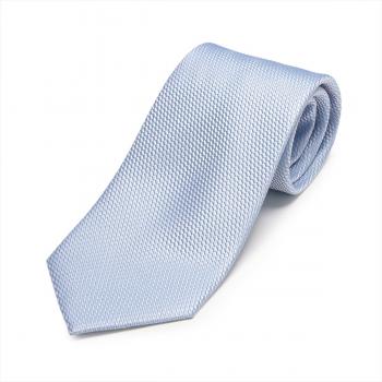 ネクタイ 絹100% サックス系 ビジネス フォーマル