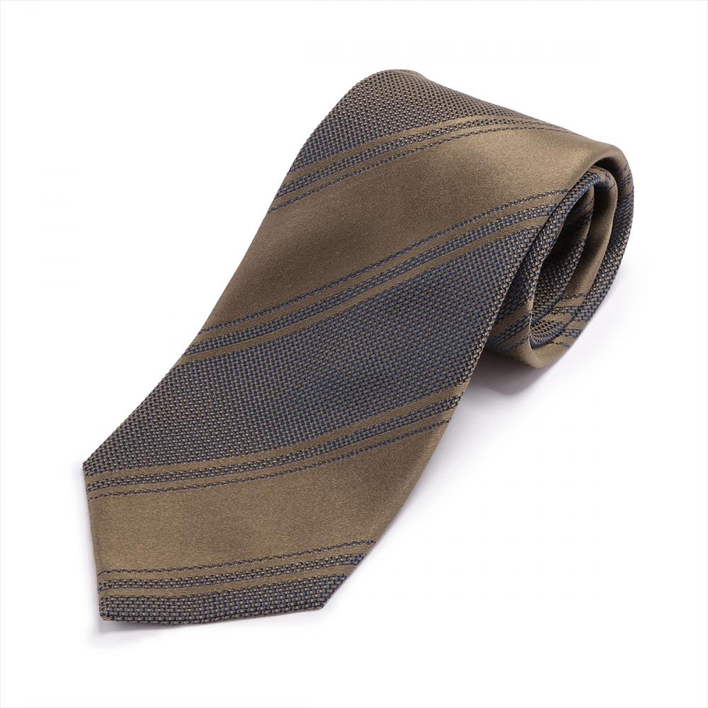 ネクタイ 絹100% ブラウン ビジネス フォーマル