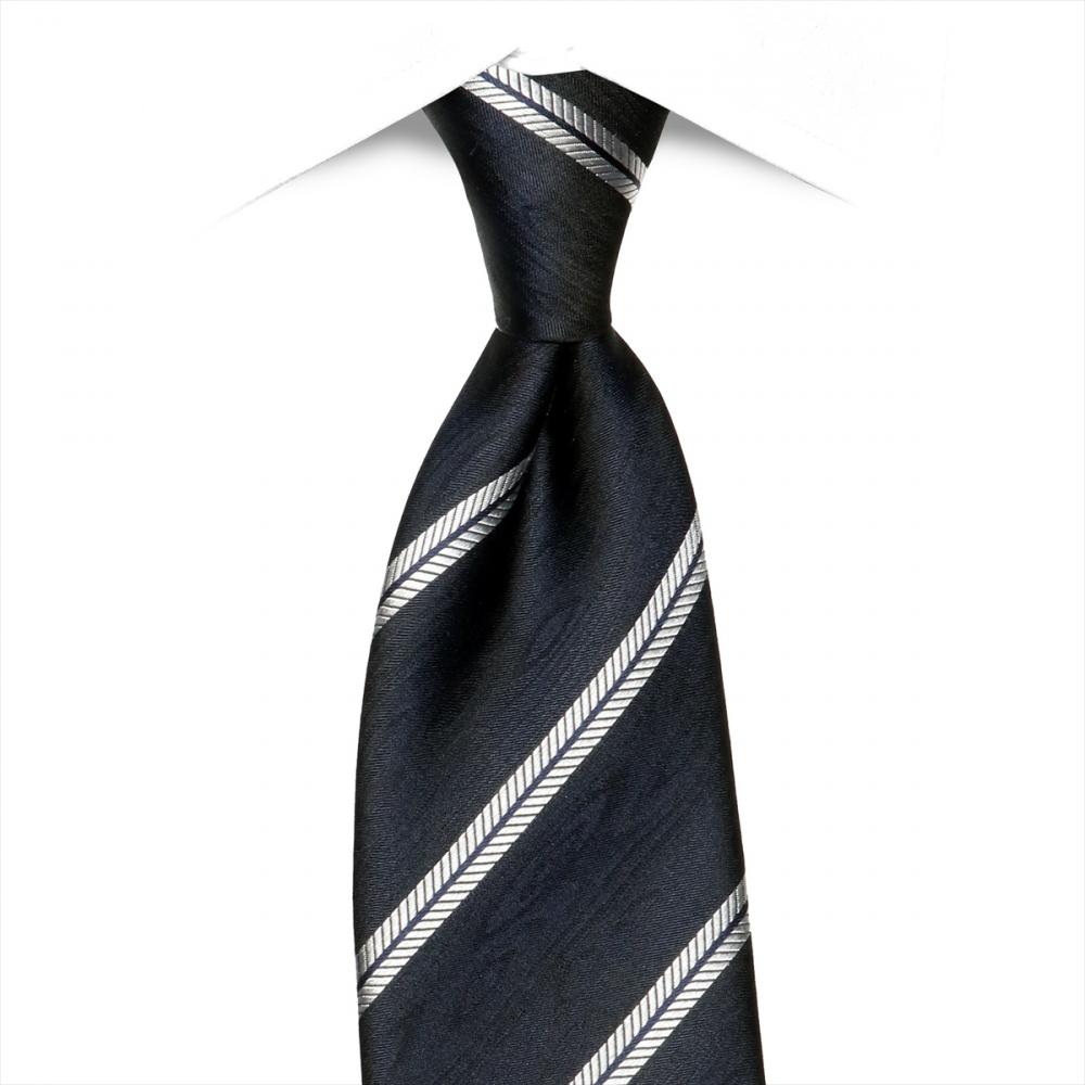 ネクタイ 絹100% ネイビー ビジネス フォーマル