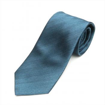 ネクタイ 日本製 絹100% ふじやま織 ブルー系 ビジネス フォーマル