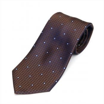 ネクタイ 絹100% ブラウン系 ビジネス フォーマル