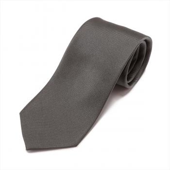ネクタイ 絹100% チャコール系 ビジネス フォーマル