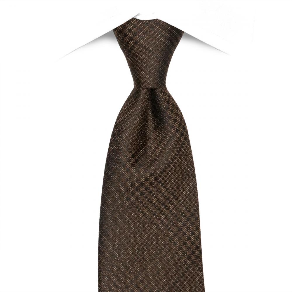 ネクタイ 絹100％ ブラウン ビジネス フォーマル