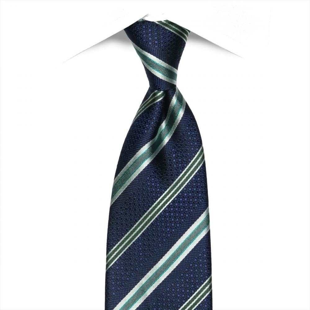 ネクタイ 絹100％ ネイビー ビジネス フォーマル