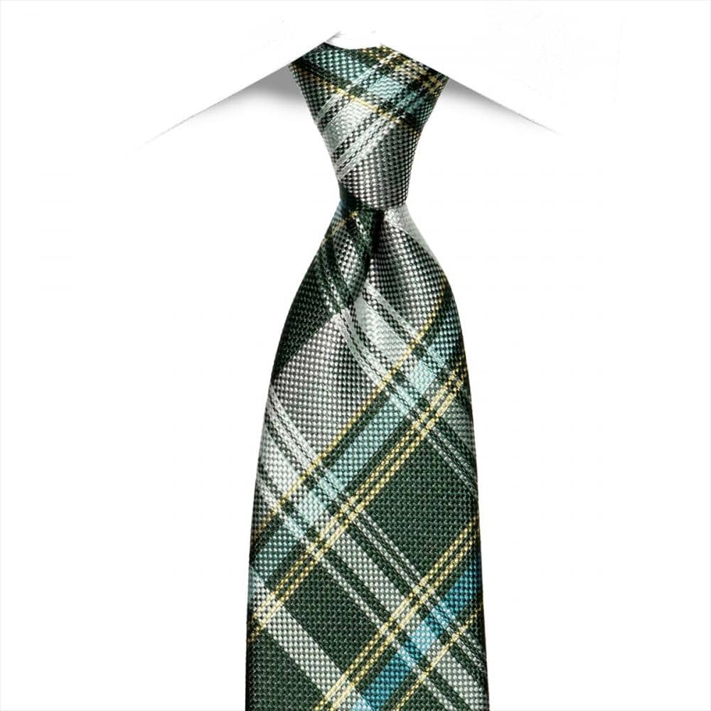 ネクタイ 絹100％ グリーン ビジネス フォーマル