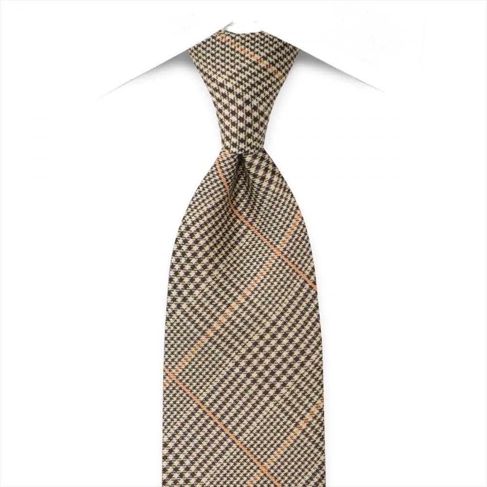 ネクタイ 絹100% ヴィンテージ ベージュ ビジネス フォーマル