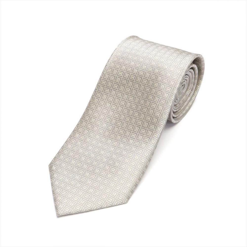 ネクタイ 絹100% ベージュ ビジネス フォーマル