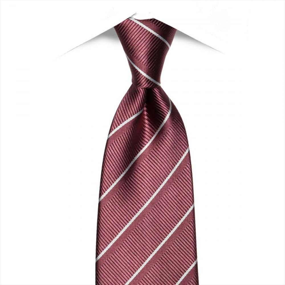 ネクタイ 絹100% ローズピンク ビジネス フォーマル