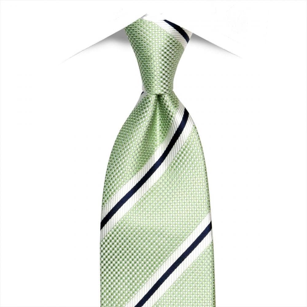ネクタイ 絹100% グリーンビジネス フォーマル