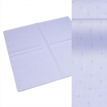 ハンカチ / メンズ / レディース / 日本製 綿100% サックス系 小紋織柄