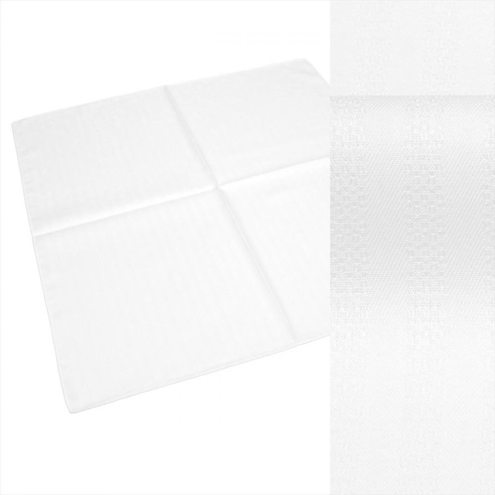 ハンカチ / メンズ / レディース / 日本製 綿100% 白系 ストライプ織柄