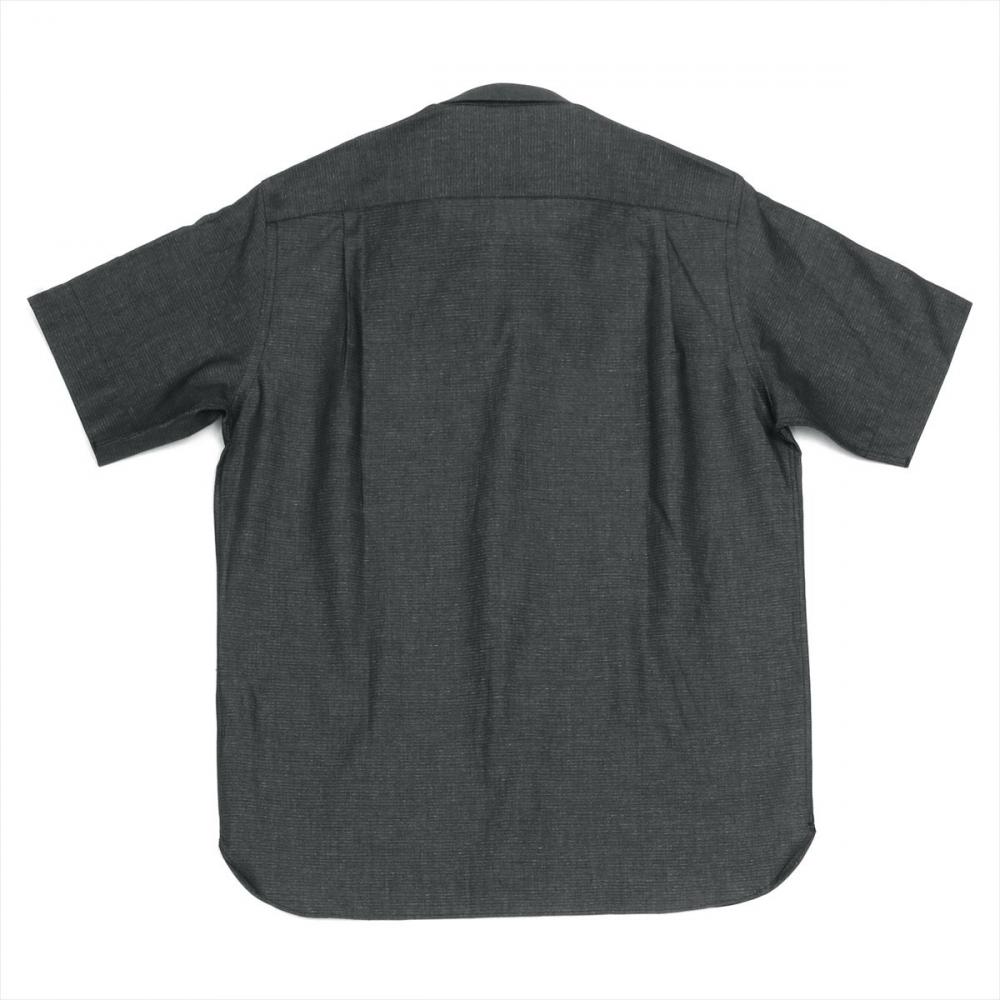 【Pitta Re:)】 ボタンダウン ラウンドテール 半袖 形態安定 ワイシャツ